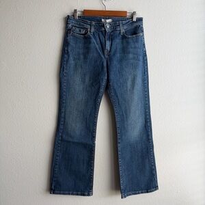 Levi’s 515 Bootcut Size 8M Mid-Rise Blue Denim Jeans Classic Medium Wash D